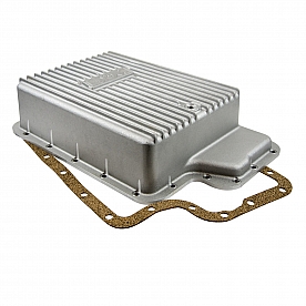 B&M Automatic Transmission Oil Pan Aluminum Silver - 40295
