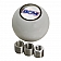 B&M Shifter Knob White Plastic - 46110