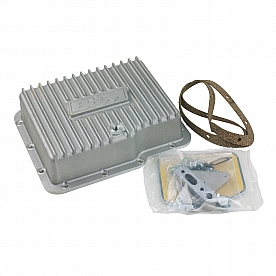 B&M Automatic Transmission Oil Pan Aluminum Silver - 70280