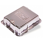 B&M Automatic Transmission Oil Pan Steel Silver - 70289