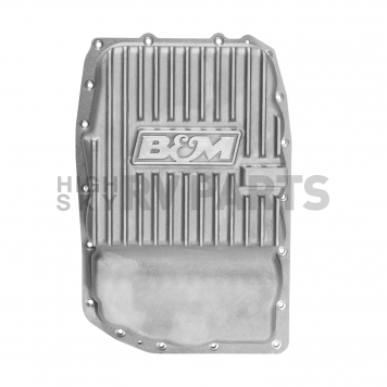 B&M Automatic Transmission Oil Pan Aluminum Natural - 70392-1