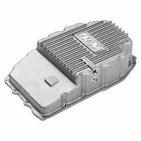 B&M Automatic Transmission Oil Pan Aluminum Silver - 70396