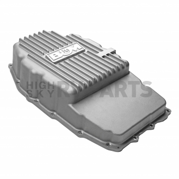 B&M Automatic Transmission Oil Pan Cast Aluminum Silver - 70399-1