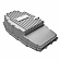 B&M Automatic Transmission Oil Pan Cast Aluminum Silver - 70399