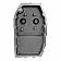 B&M Automatic Transmission Oil Pan Cast Aluminum Silver - 70399