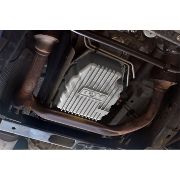 B&M Automatic Transmission Oil Pan Cast Aluminum Silver - 70399-3