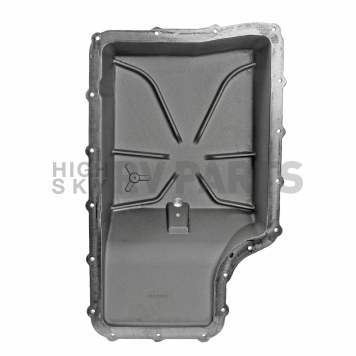 B&M Automatic Transmission Oil Pan Cast Aluminum Black - 71397-5