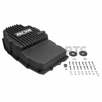 B&M Automatic Transmission Oil Pan Cast Aluminum Black - 71399