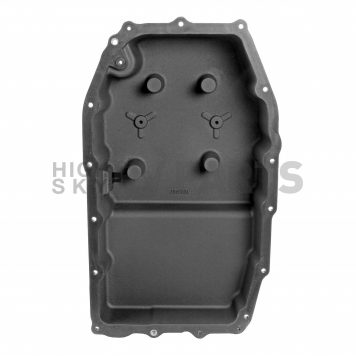 B&M Automatic Transmission Oil Pan Cast Aluminum Black - 71399-5