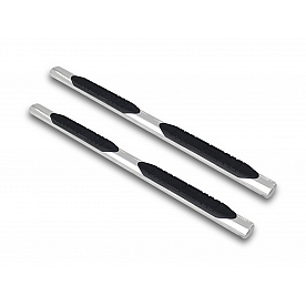 Armordillo USA Side Step Bars 5 Inch Oval Matte Black - 7156661