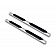 Armordillo USA Side Step Bars 4 Inch Oval Black - 7157583