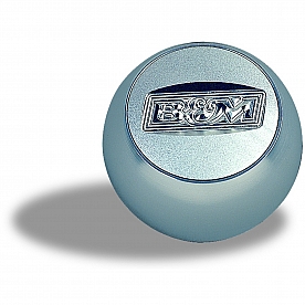 B&M Shifter Knob Silver Aluminum - 80534