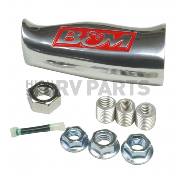 B&M Shifter Knob Silver Brushed Aluminum - 80641