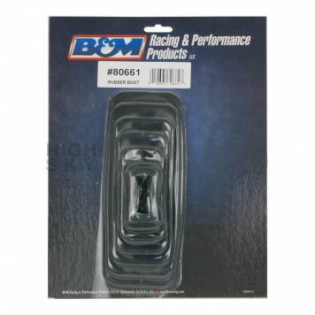 B&M Shifter Boot Black Rubber - 80661-1