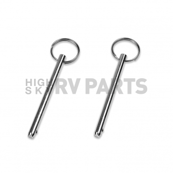 B&M Quick Release Pin Split Ring Stainless Steel Set Of 2 - 81127