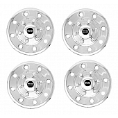 Pacific Dualies Wheel Simulator - Stainless Steel Front And Rear - Set Of 4 - 60-1508
