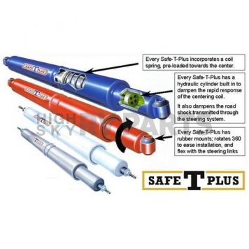 Safe-T-Plus Steering Stabilizer for Class A Motorhomes with A Ford Chassis - 41-180-1