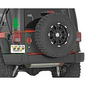 Warrior Products Body Corner Guard - Aluminum Black Set Of 2 - 920APC