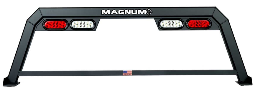 Magnum Truck Racks Headache Rack Frame Only Aluminum Black Matte Powder ...